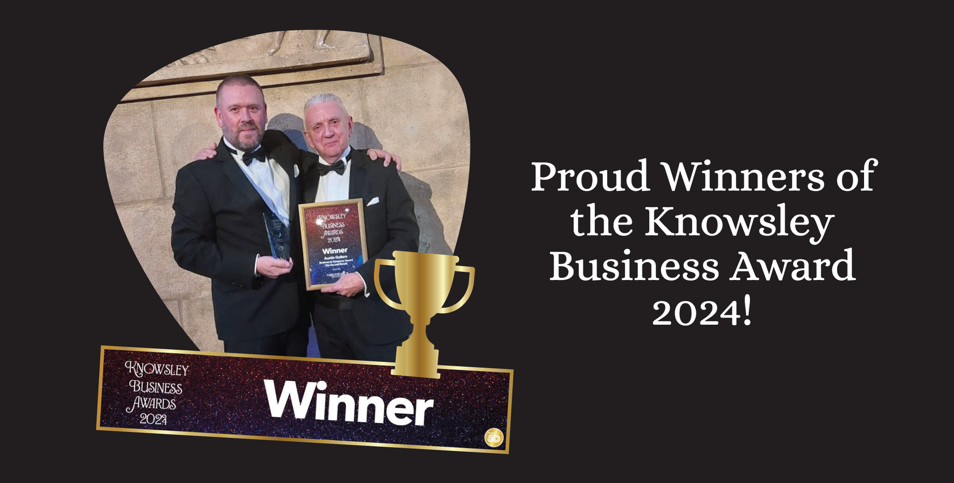 Austin Guitars Wins the Knowsley Business Award 2024!