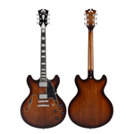 D'Angelico Premier DC Brown Burst