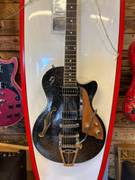 Duesenberg Starplayer TV 25th Anniversary in Black Sparkle with Case