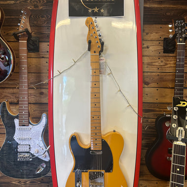 Vintage V52 ReIssued Electric Guitar Left Handed Butterscotch