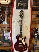 Epiphone Ltd Ed Les Paul Custom 100th Anniversary Electric Guitar - Inc Anniversary Hard Case - pickgaurd hand signed by Les Paul