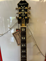Epiphone Ltd Ed Les Paul Custom 100th Anniversary Electric Guitar - Inc Anniversary Hard Case - pickgaurd hand signed by Les Paul