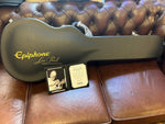 Epiphone Ltd Ed Les Paul Custom 100th Anniversary Electric Guitar - Inc Anniversary Hard Case - pickgaurd hand signed by Les Paul