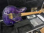 EVH Wolfgang Special QM Baked Maple Purple Burst - Inc Hard Case
