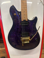 EVH Wolfgang Special QM Baked Maple Purple Burst - Inc Hard Case