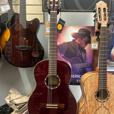Ortega Family Series Pro Full Size Guitar Solid Cedar/ Mahogany Wine Red - R131SN-WR