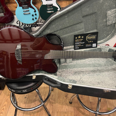 Emerald x20 carbon fiber Electro Acoustic guitar Inc Emerald Hard Case