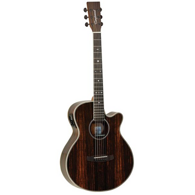 Tanglewood Reunion Super Folk All Ebony TR-SFCE-AEB