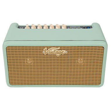 Vintage Retro 25W Guitar Amplifier with DSP ~ Mint Green