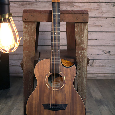 Washburn Comfort G-Mini 55 Koa Acoustic Guitar