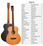 Tanglewood TRS1E Rosewood Smart Series Acoustic Guitar