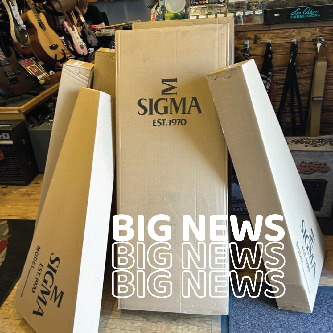 We're now Sigma Guitar Stockists!