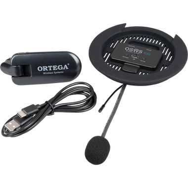 Ortega UHF Wireless System Wireless Soundhole Pickup System for acoustic guitars - OSWS100