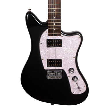 Cream T Crossfire LT Pickup Swapping Guitar (Black Metallic) - Inc Gigbag