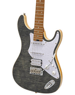 Aria 714 MkII Electric Guitar - Black Diamond