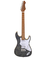 Aria 714 MkII Electric Guitar - Black Diamond