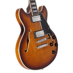 D'Angelico Premier Mini DC - Dark Iced Tea Burst