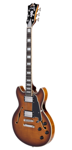 D'Angelico Premier Mini DC - Dark Iced Tea Burst