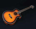 Washburn EA15 Festival Mini Jumbo Cutaway Acoustic Electric Guitar Tobacco Burst