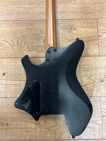 EART GW-2 Solid Black Headless Guitar