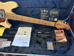 Music Man Valentine Trans Buttermilk - Including Music Man Hard Case