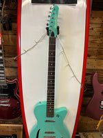 Danelectro 56 Vintage Baritone Guitar - Dark Aqua- Inc Gig Bag