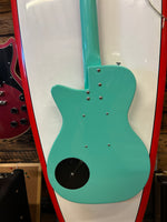 Danelectro 56 Vintage Baritone Guitar - Dark Aqua- Inc Gig Bag