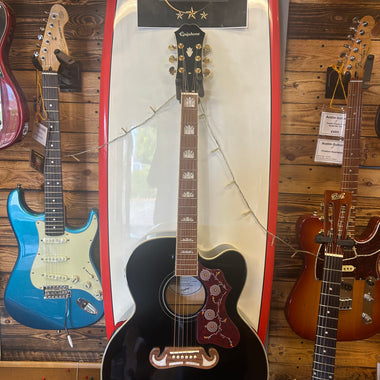 Epiphone EJ-200SCE Super Jumbo - Black