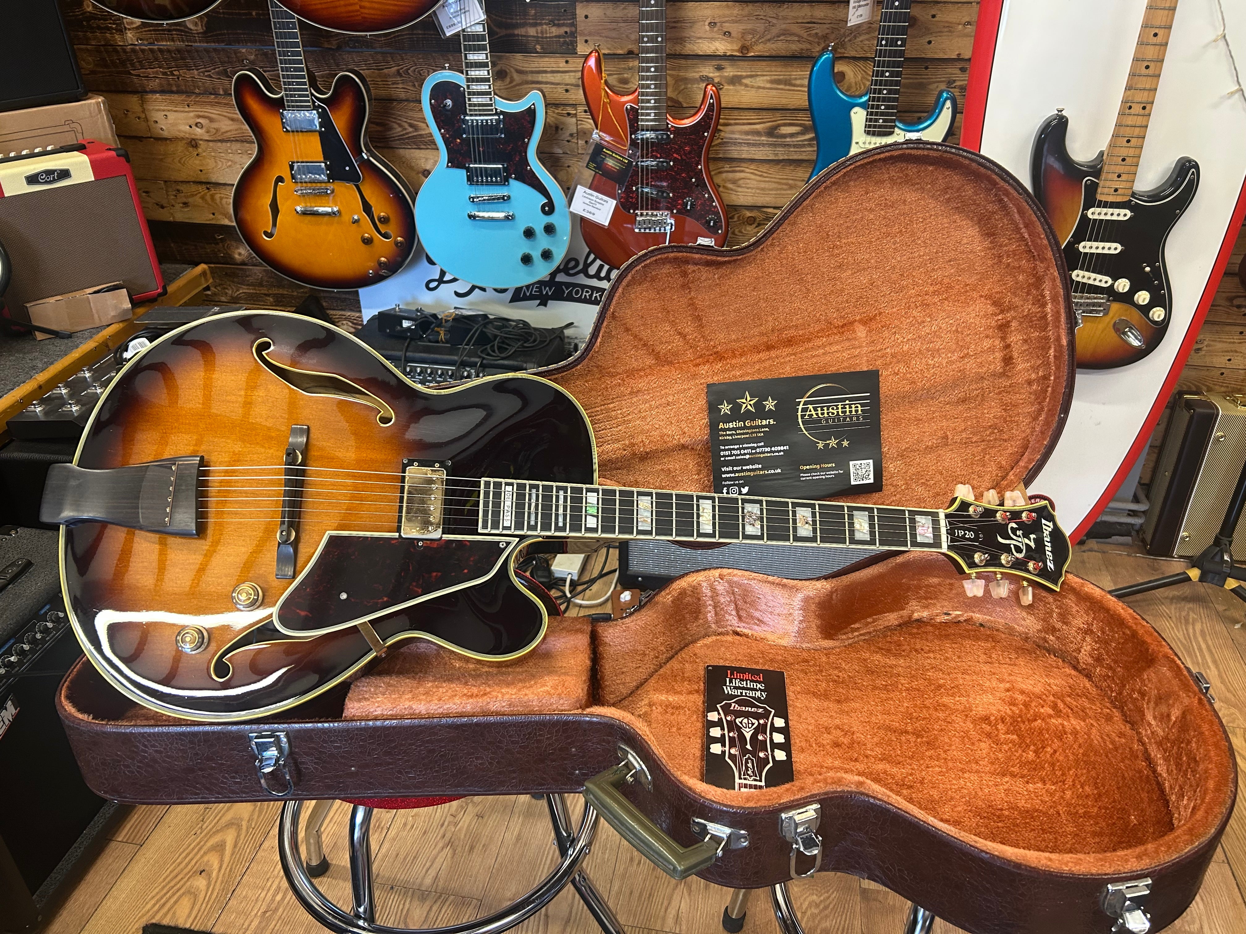 Ibanez JP20 Joe Pass Signature electric guitar Inc Original