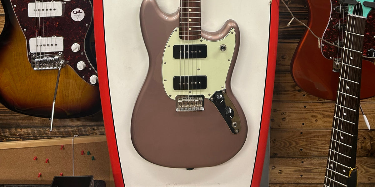 Fender Player Mustang 90 PF, Burgundy Mist Metallic – Austin