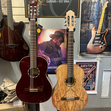Ortega The Private Room Full Size Guitar Spalted Maple Natural - RSM-REISSUE