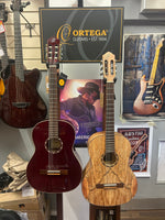 Ortega The Private Room Full Size Guitar Spalted Maple Natural - RSM-REISSUE