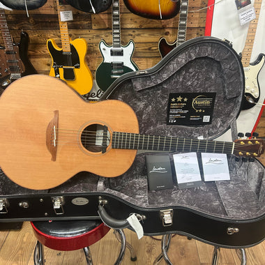 Lowden F-25 | East Indian Rosewood - Red Cedar Inc Lowden Hard Case