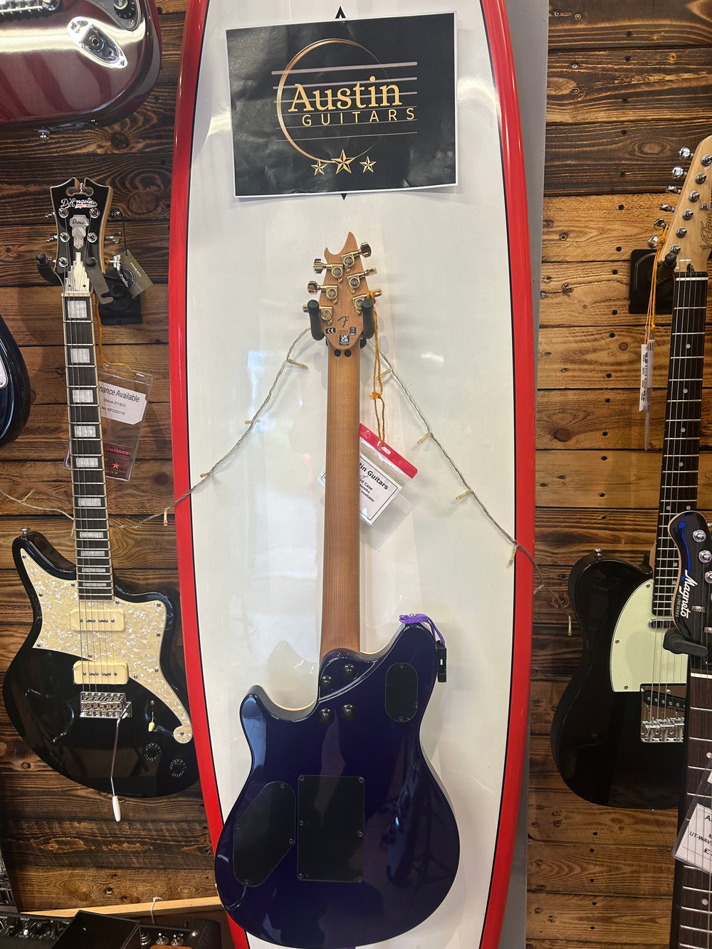 Evh Wolfgang Special QM Purple Burst Inc Hard Case – Austin