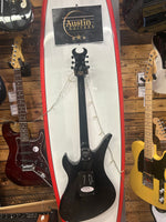Schecter Synyster Gates Standard Black with Silver Pinstripes