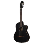Ortega Guitars RCE125SN-SBK Thinline Spruce/Mahogony
