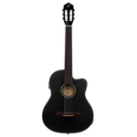 Ortega Guitars RCE125SN-SBK Thinline Spruce/Mahogony