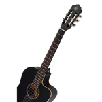 Ortega Guitars RCE125SN-SBK Thinline Spruce/Mahogony