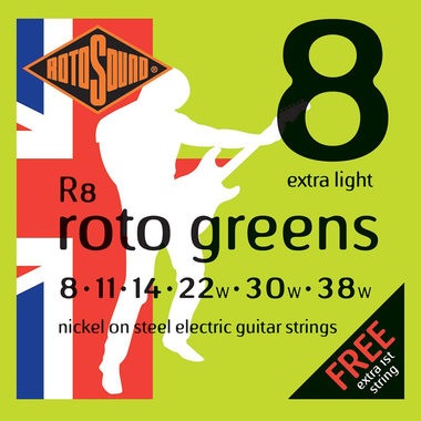 Rotosound R8 Extra Lights Electric Guitar Set