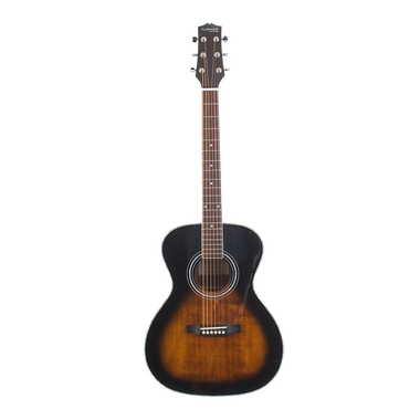Turner CLS-01E Electro Acoustic Folk Guitar in Tobacco Sunburst