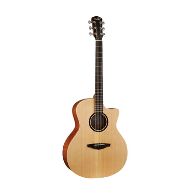 Veelah V1 Series Guitar - Acoustic GA with Cutaway, Solid Top - Spruce w/ Veelah Luxury Padded Gig Bag