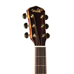 Veelah V5 Series Guitar, Electro Acoustic OM with Cutaway, Solid Top, Spruce w/ Veelah Luxury Padded Gig Bag