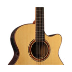 Veelah V5 Series Guitar, Electro Acoustic OM with Cutaway, Solid Top, Spruce w/ Veelah Luxury Padded Gig Bag