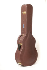 Freestyle Deluxe Arch Top Wood Case 335 Style Guitars-Brown