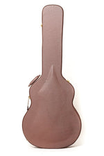 Freestyle Deluxe Arch Top Wood Case 335 Style Guitars-Brown